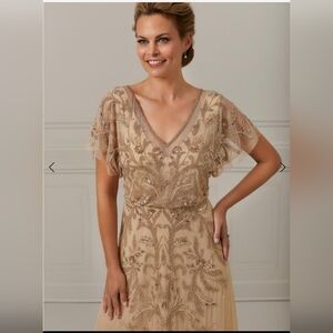 Christina Wu Sequin Dress Size 14 NWT